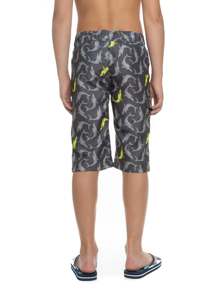 Sam 73 Szürke fiú fiú mintás fürdőruha SAM 73