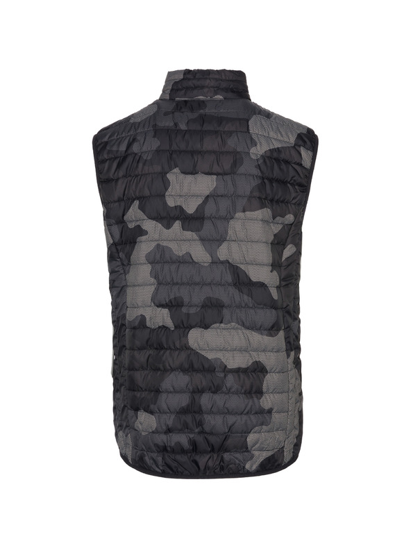 Sam 73 Sötétszürke férfi mintás mellény SAM 73