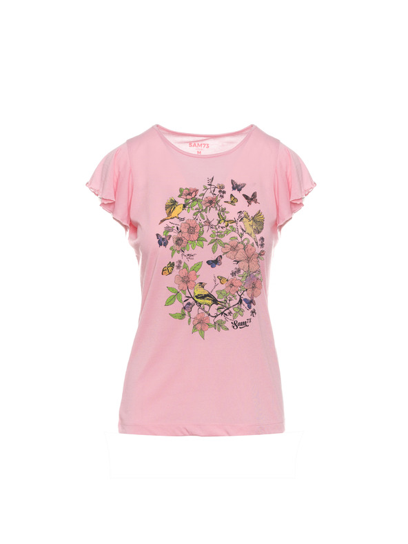 Sam 73 Rózsaszín női póló SAM 73