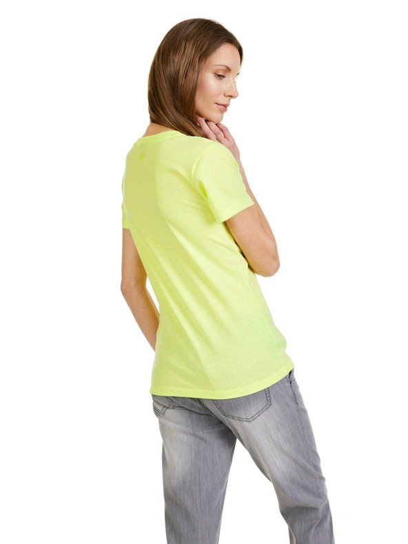 Sam 73 Neonsárga női póló SAM 73 Claudia