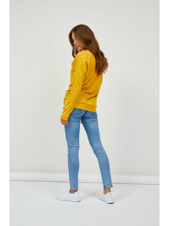 Sam 73 Sárga női alap hosszú ujjú póló SAM 73 Azuka