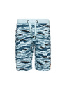Sam 73 Kék SAM 73 mintás fiú rövidnadrág