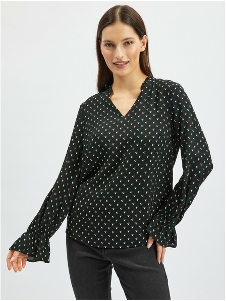 Orsay ORSAY fekete mintás női blúz