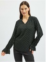 Orsay ORSAY fekete mintás női blúz