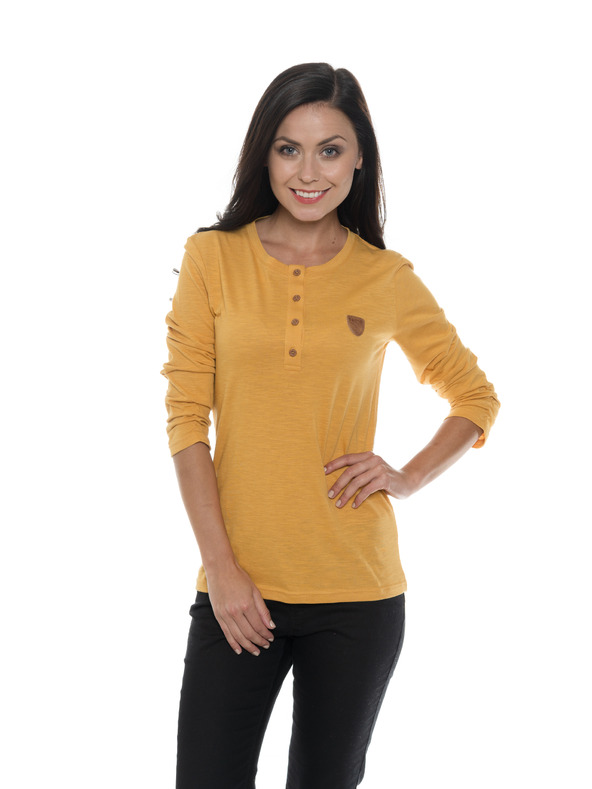 Sam 73 Mustár színű női póló SAM 73