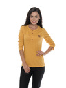 Sam 73 Mustár színű női póló SAM 73