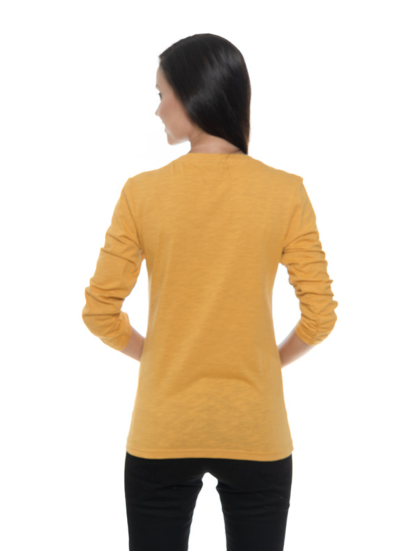 Sam 73 Mustár színű női póló SAM 73