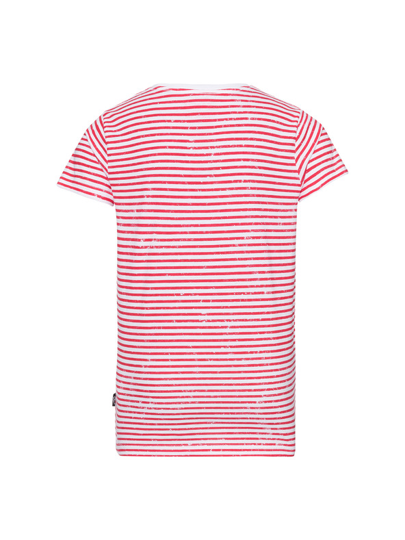 Sam 73 Piros-fehér csíkos gyerek póló SAM 73