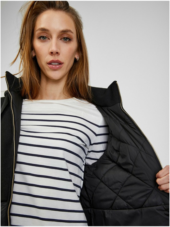 Orsay ORSAY fekete steppelt női kabát