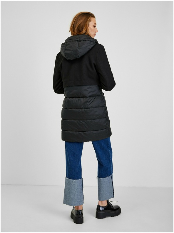 Orsay ORSAY fekete steppelt női kabát