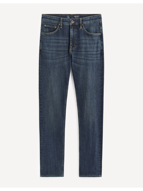 Celio Sötétkék férfi egyenes szabású farmer Celio