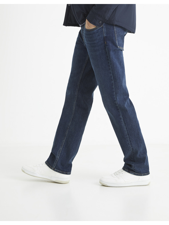 Celio Sötétkék férfi egyenes szabású farmer Celio