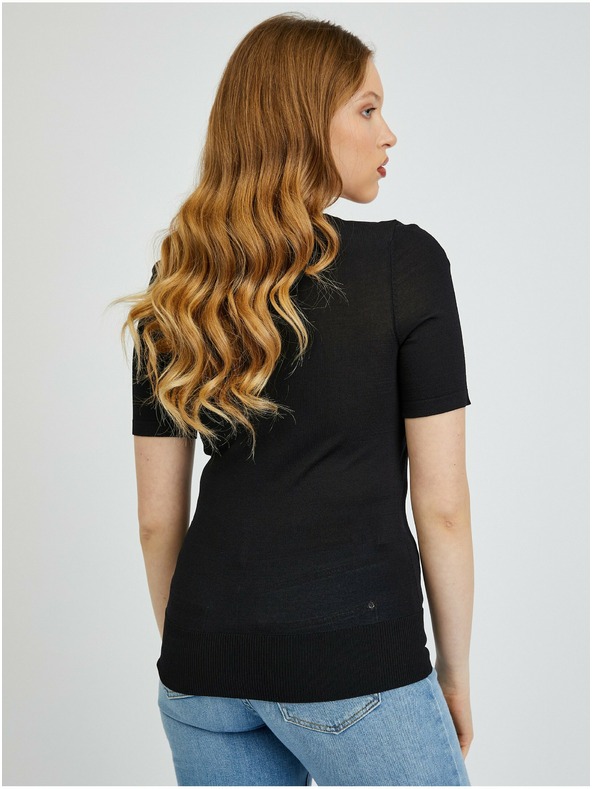 Orsay ORSAY fekete kötött női pulóver