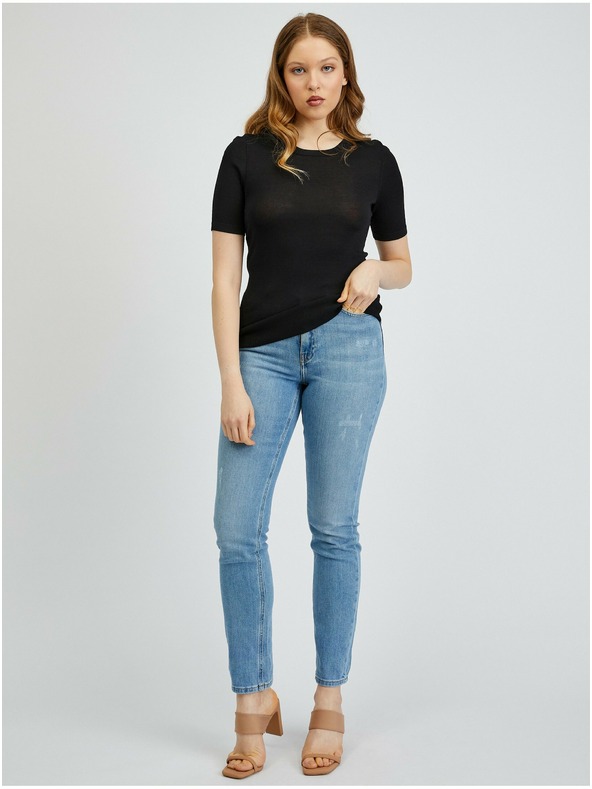 Orsay ORSAY fekete kötött női pulóver