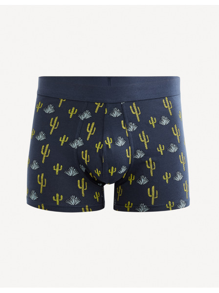 Celio Sötétkék férfi mintás boxeralsó Celio Gibocactus