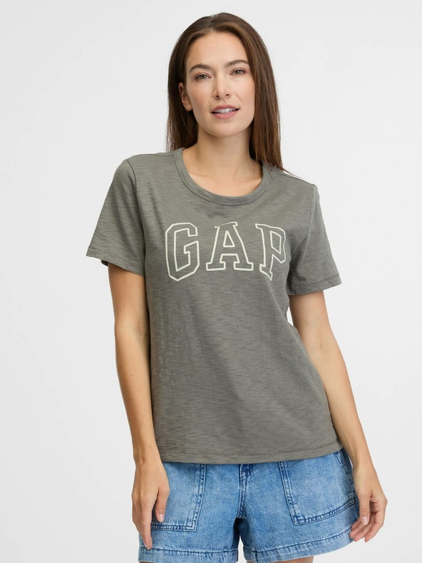 GAP GAP logó v-ss camo arch póló
