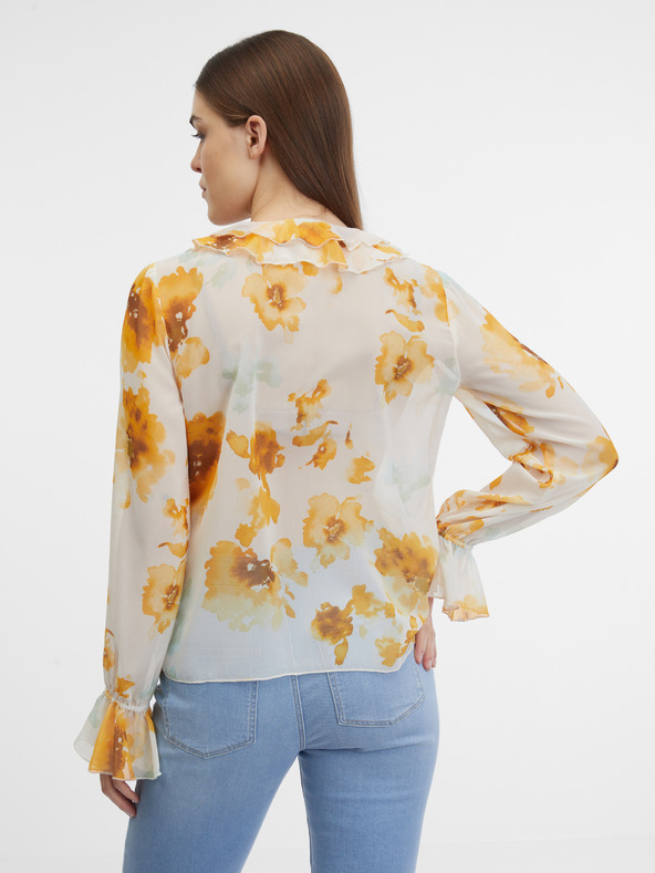 Orsay ORSAY fehér női virágos blúz