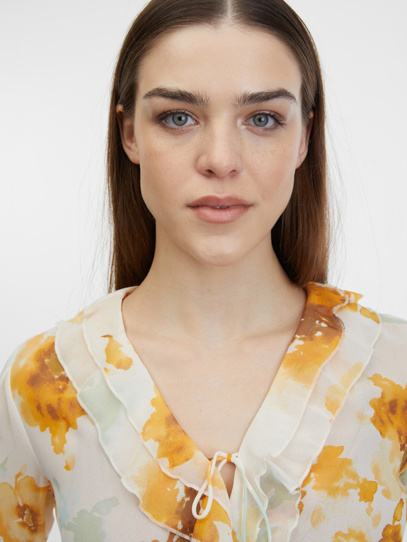 Orsay ORSAY fehér női virágos blúz