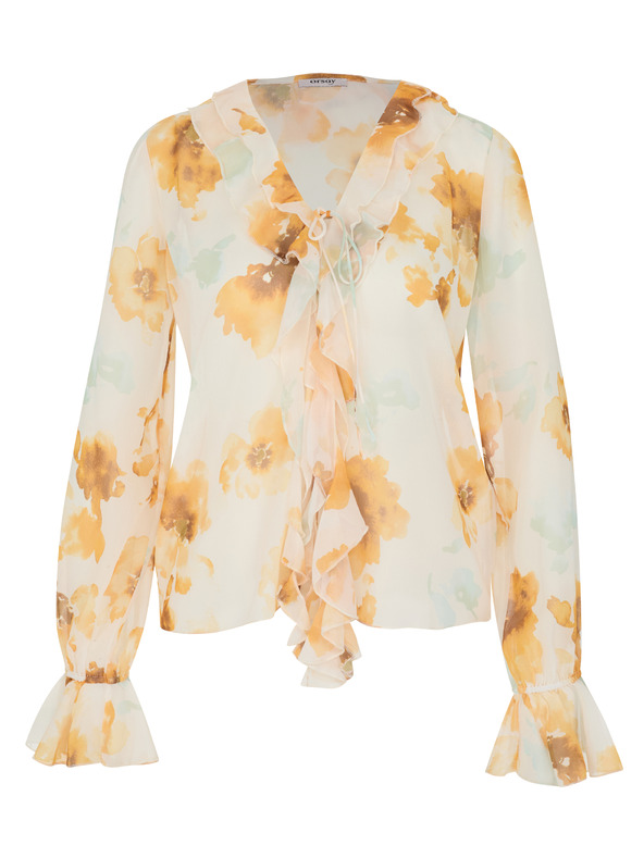 Orsay ORSAY fehér női virágos blúz