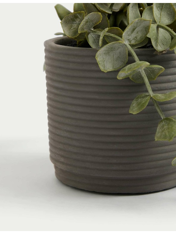 Marks & Spencer Marks & Spencer mű csüngő mécsestartó beton virágcserépben zöld