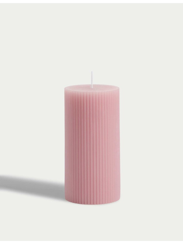 Marks & Spencer Marks & Spencer rózsaszínű oszlopos gyertya