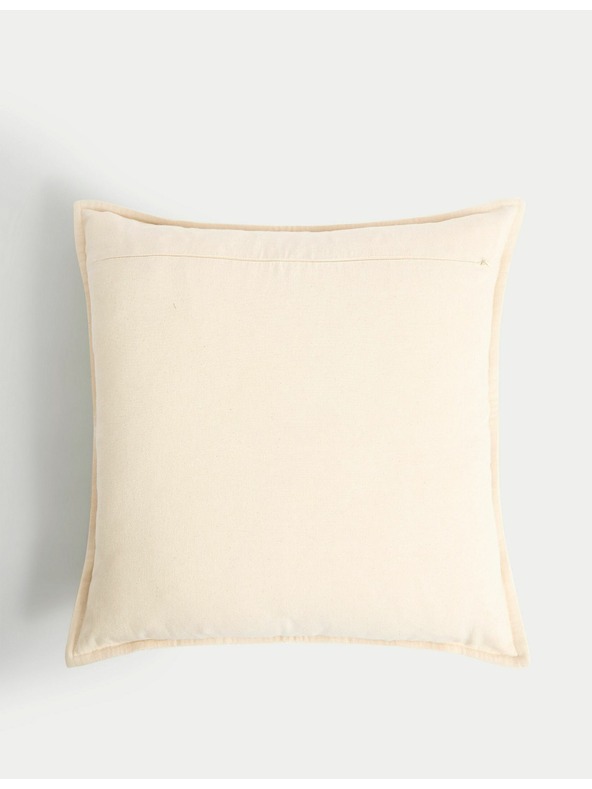 Marks & Spencer Marks & Spencer csíkos, hímzett, tiszta pamut párnahuzat sárga