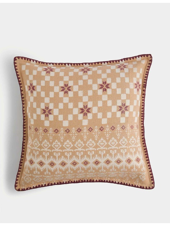 Marks & Spencer Marks & Spencer hímzett takaró Sierra, lila tiszta pamutból