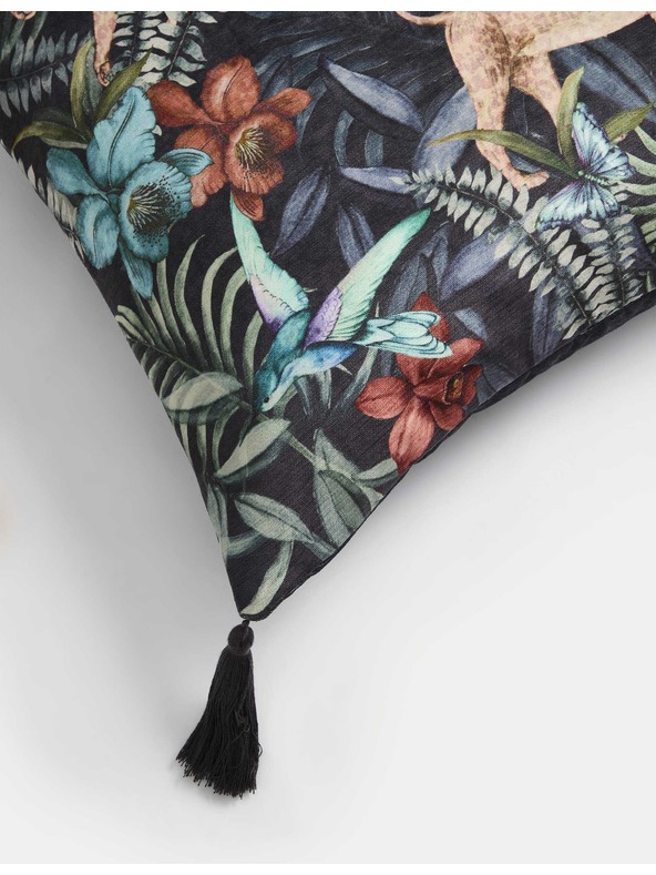 Marks & Spencer Leopárdmintás zseníliapárna Marks & Spencer tengerészkék