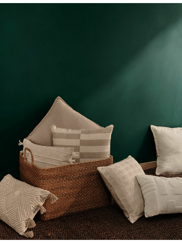 Marks & Spencer Marks & Spencer tiszta pamutból készült steppelt párna krémszínű