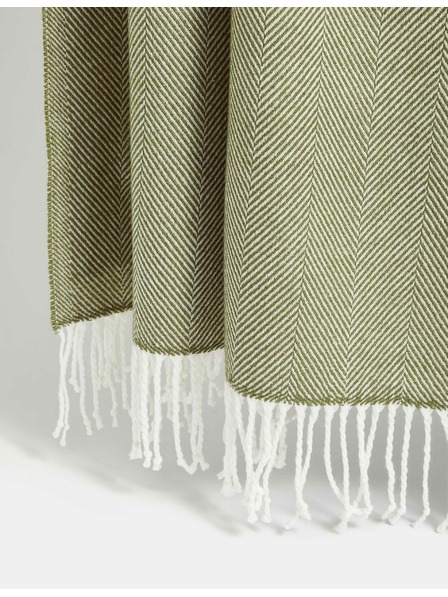 Marks & Spencer Marks & Spencer halszálkás mintás ágytakaró zöld