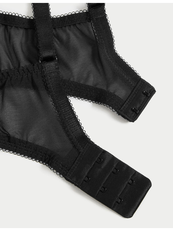 Marks & Spencer Balconette Jasmine melltartó merevítővel és csipkével, méret A–E Marks & Spencer fekete