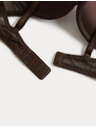 Marks & Spencer Jasmine csipkés push-up dekoltált melltartó csontokkal, (méret A–E) Marks & Spencer barna