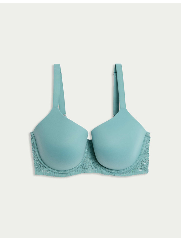 Marks & Spencer Sima Body Soft™ melltartó csontokkal és teli kosarakkal, méret F–H Marks & Spencer zöld