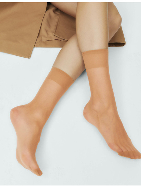 Marks & Spencer 5 pár átlátszatlan zokni, 15 DEN Marks & Spencer bézs, csomagban