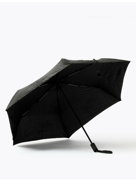 Marks & Spencer Újrahasznosított poliészter esernyő Windtech ™ -tel Marks & Spencer fekete