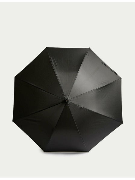 Marks & Spencer Nagyméretű újrahasznosított poliészter esernyő Windtech™ -tel Marks & Spencer fekete