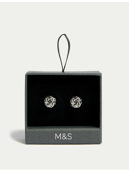 Marks & Spencer Marks & Spencer csomó formájú mandzsetta mandzsettagomb ezüst