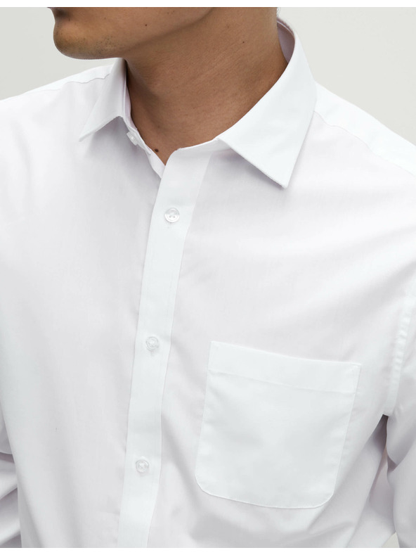 Marks & Spencer Marks & Spencer hosszú ujjú ing, normál szabású, 3 db-os szett fehér