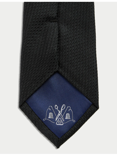 Marks & Spencer 100%-os selyem nyakkendő textúrával, Marks & Spencer fekete