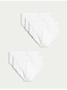 Marks & Spencer Pamut alsónadrág, 5 db-os csomag Marks & Spencer fehér