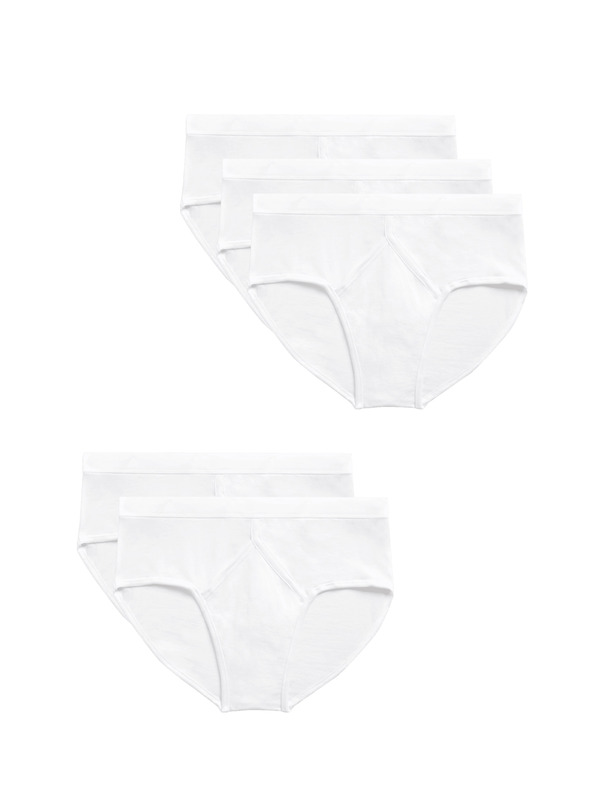 Marks & Spencer Pamut alsónadrág, 5 db-os csomag Marks & Spencer fehér