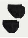 Marks & Spencer 100% pamut alsónadrág, Cool & Fresh™ technológia, 5 db-os csomag Marks & Spencer fekete
