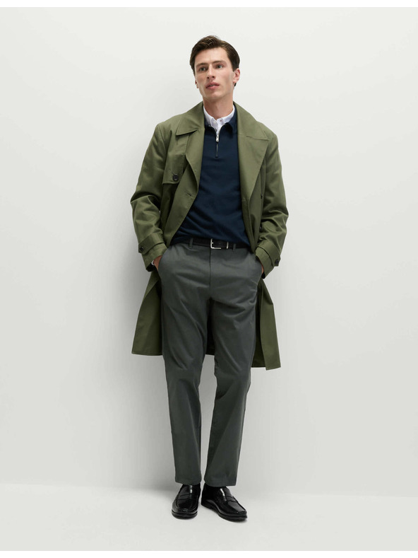 Marks & Spencer Stretch normál szabású chino nadrág Marks & Spencer szürke