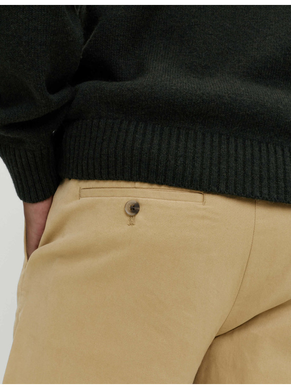 Marks & Spencer Marks & Spencer rugalmas chino nadrág laza szabással bézs