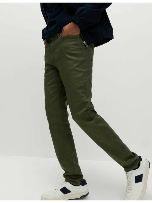 Marks & Spencer Sztreccs farmer szűkített szabással, Marks & Spencer zöld