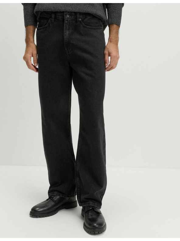 Marks & Spencer Authentic bő, merev farmer, Marks & Spencer fekete