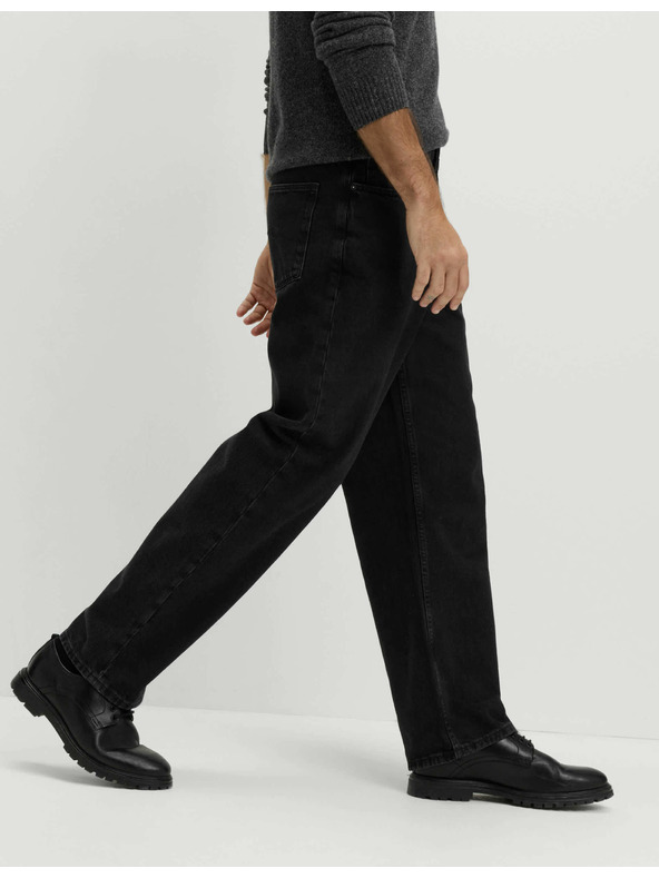 Marks & Spencer Authentic bő, merev farmer, Marks & Spencer fekete