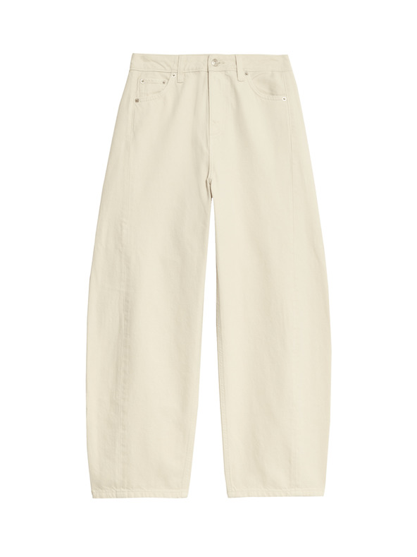 Marks & Spencer Marks & Spencer egyenes farmer közepes derékkal, törtfehér