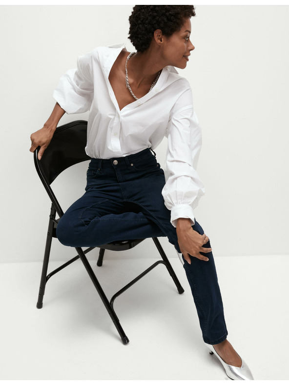 Marks & Spencer Marks & Spencer Sienna sztreccs egyenes szárú farmer kék