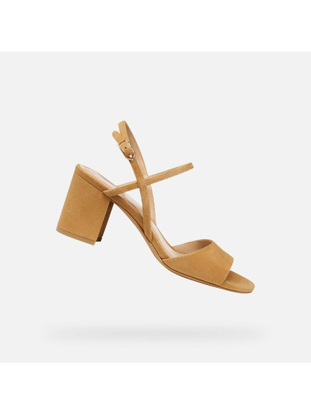 Geox Világosbarna női szandál Geox Virnilisa 65 S